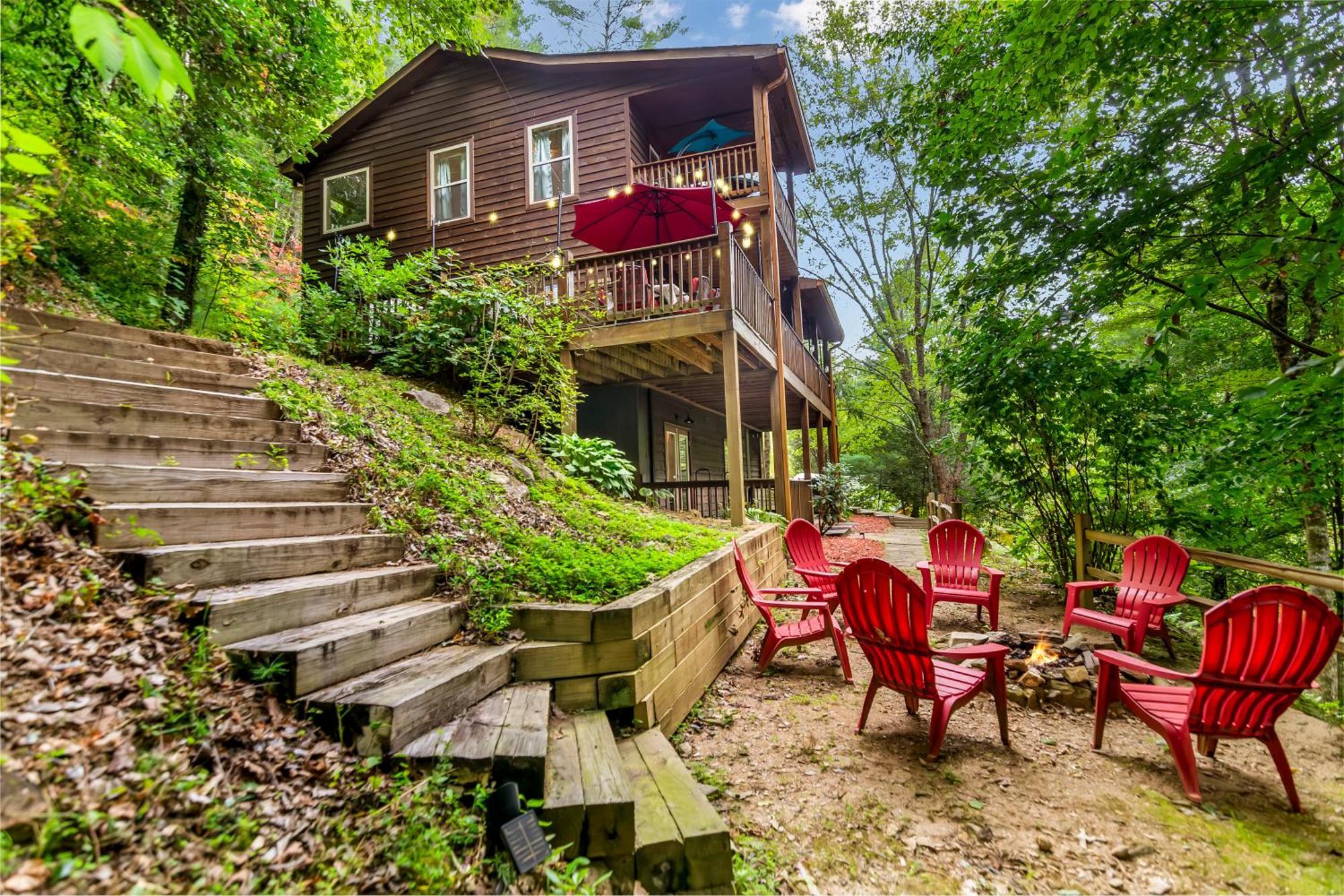 Amazing Creek View Cabin W/ Hot Tub, Firepit & Pool Table Ellijay Zewnętrze zdjęcie